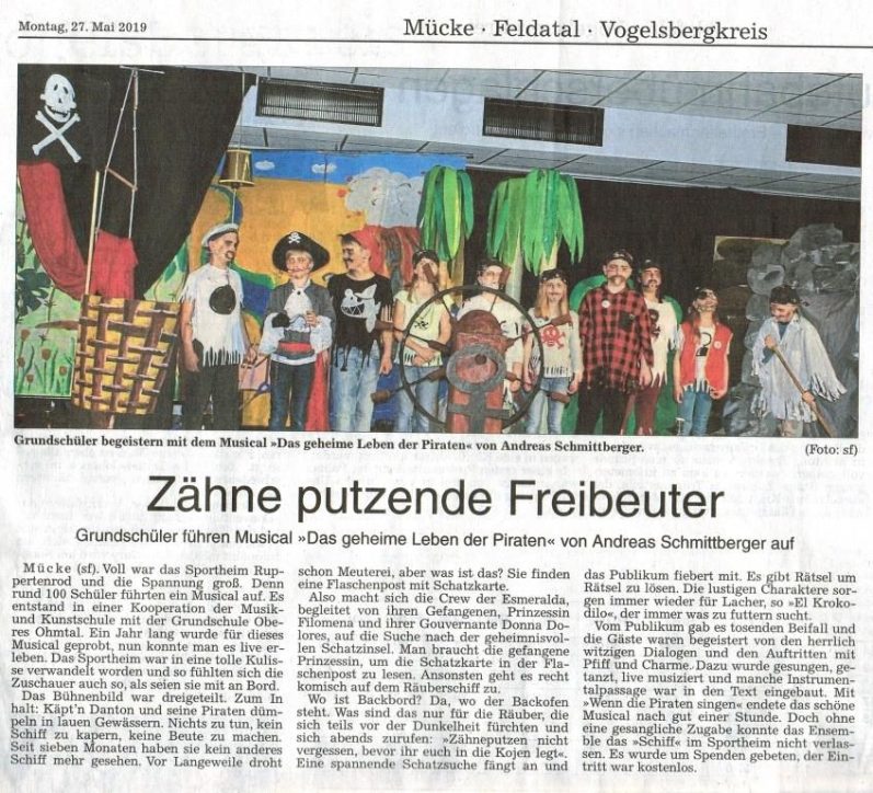 Ausschnitt aus der Gießener Allgemeinen