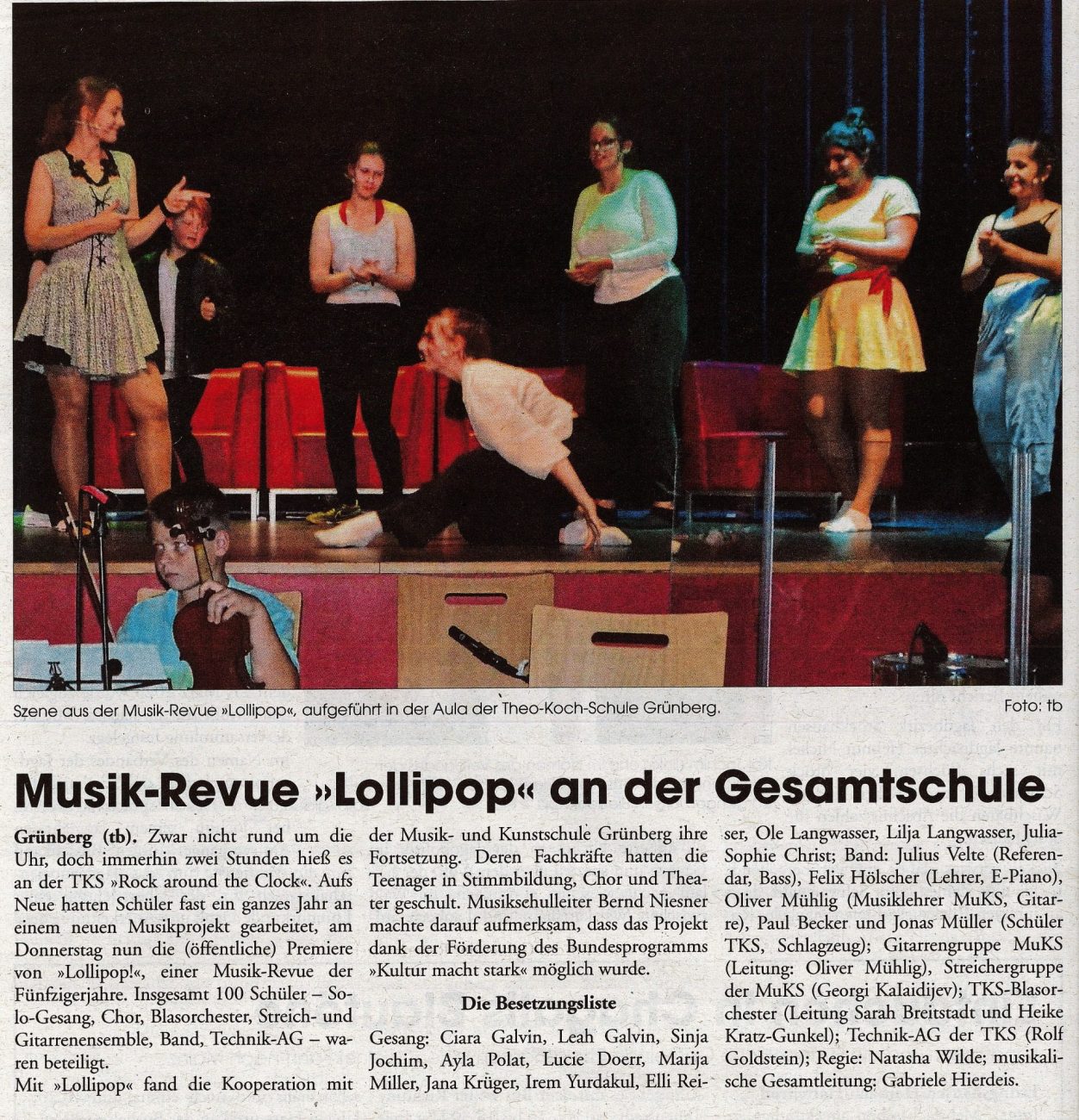 Ausschnitt Gießener Allgemeine
