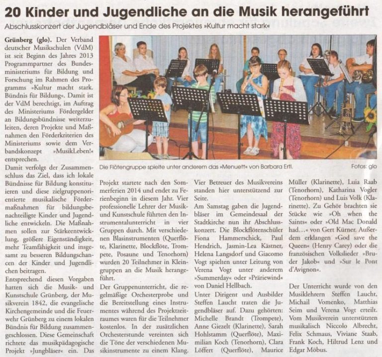 Ausschnitt Gießener Allgemeine