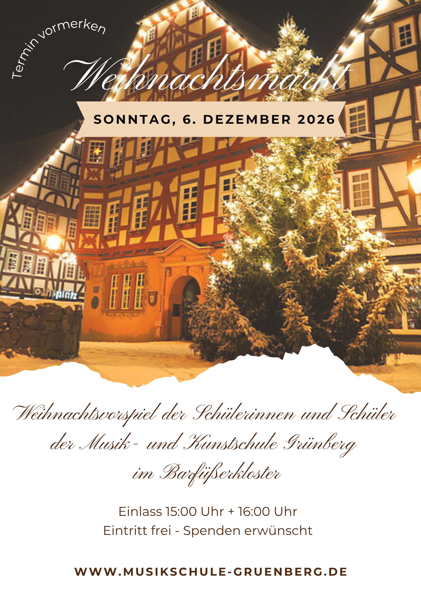 Plakat Geschenkgutscheine