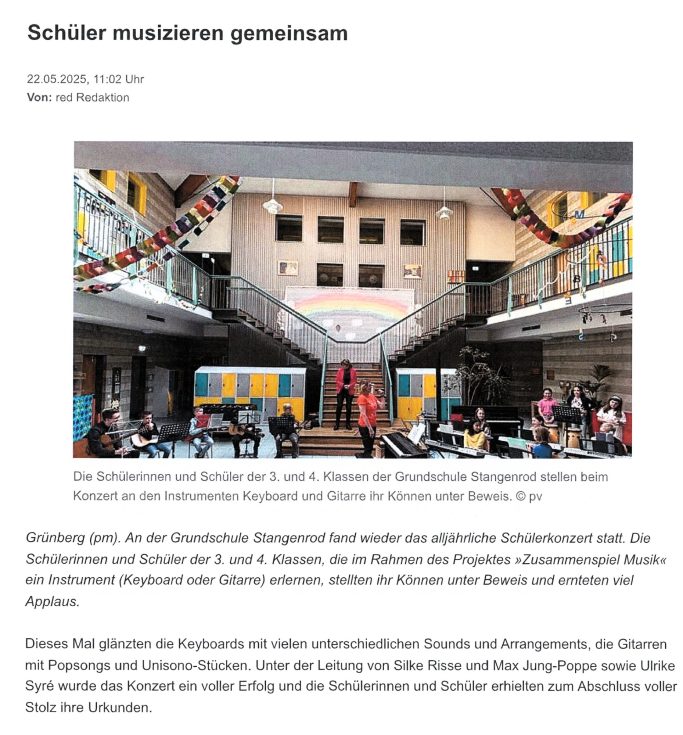Zusammenspiel Musik 2025