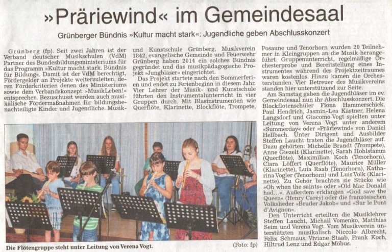 Ausschnitt Gießener Allgemeine