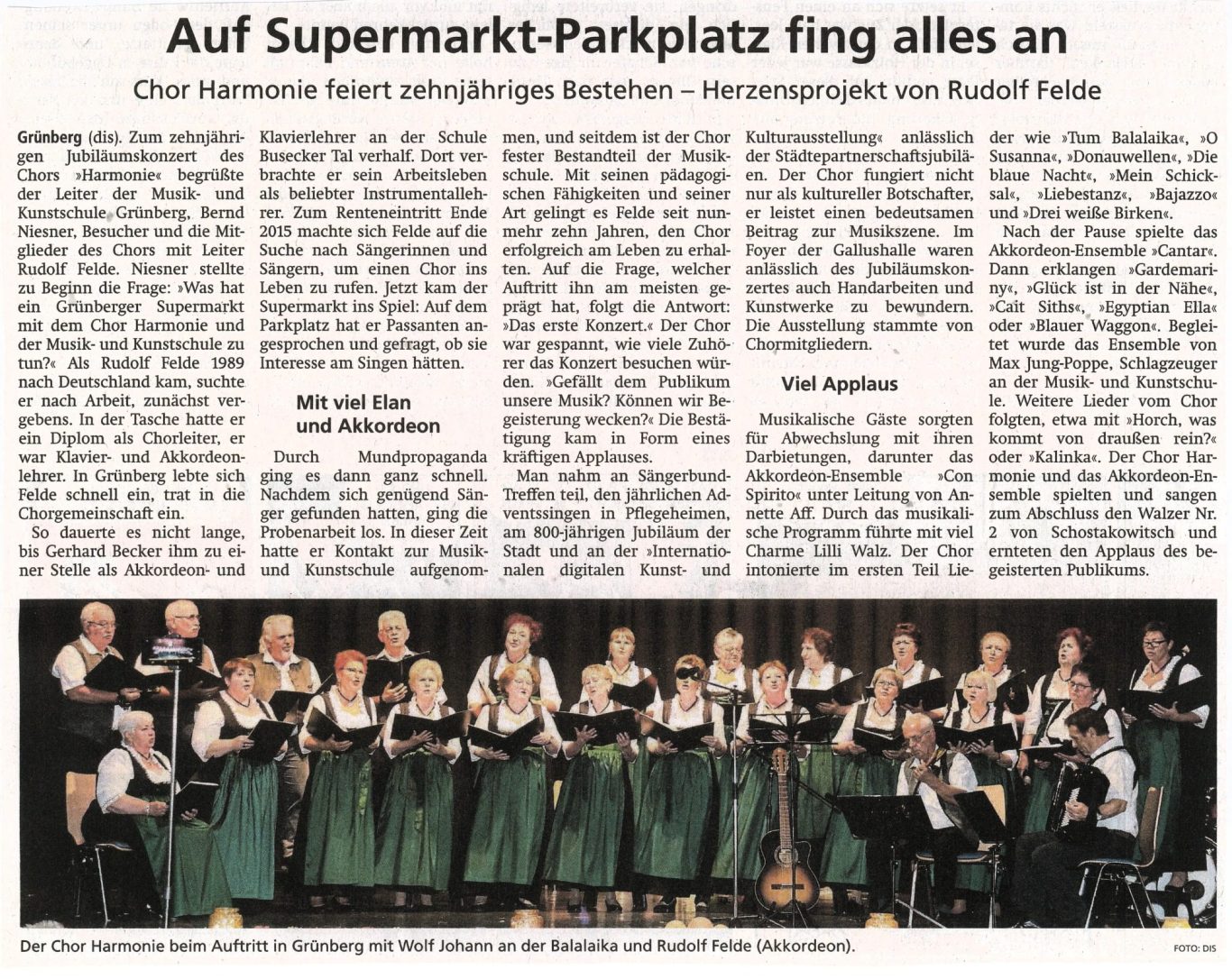 10 Jahre Harmonie